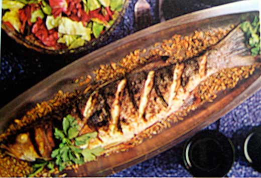 Branzino al finocchio alla griglia
