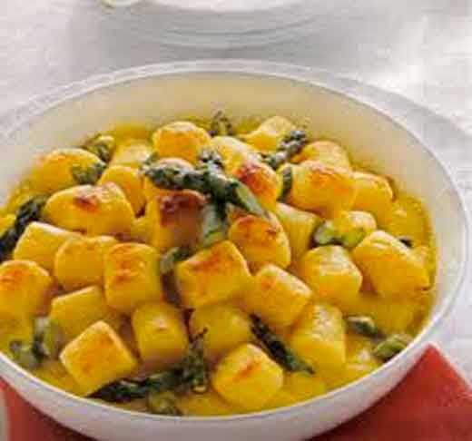  Gnocchi di patate agli asparagi 