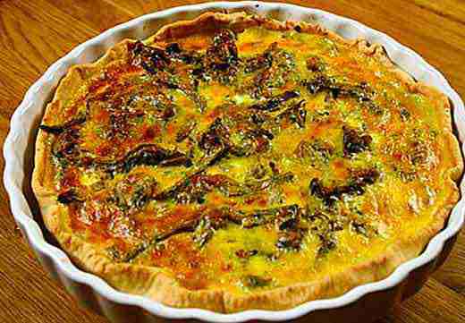 Torta Salata di Carciofi con Prosciutto 520x490