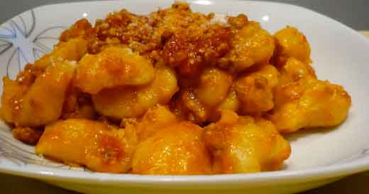 gnocchi-di-patate ragu