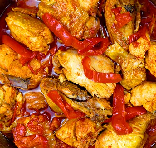 pollo con peperoni alla romana 500x475