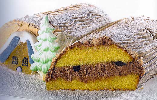 Tronchetto Di Natale Con Crema Al Burro.Tronchetto Di Natale Ricetta Facile Dolcepasticceria