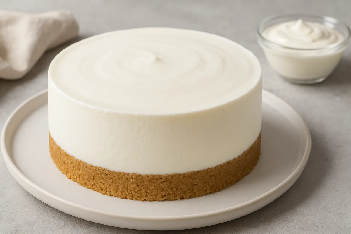 Torta fredda allo yogurt senza cottura: la variante che mantiene la crema liscia e stabile