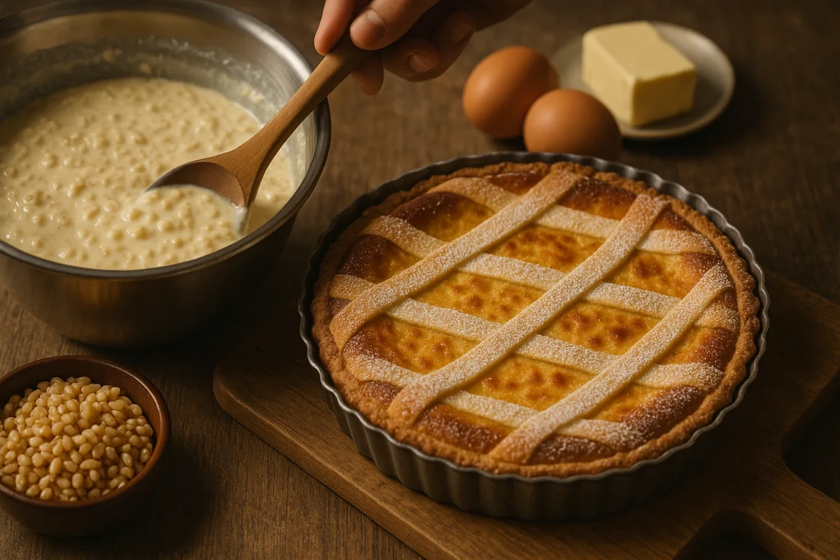 Posso preparare la pastiera napoletana con grano precotto? I tempi giusti per un ripieno cremoso