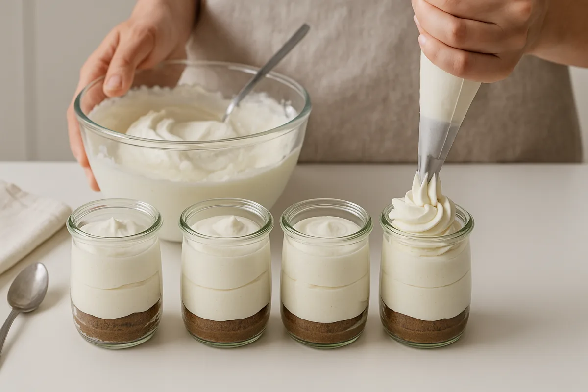 Dolci al cucchiaio freddi pronti in pochi minuti: la sequenza di passaggi che assicura freschezza duratura