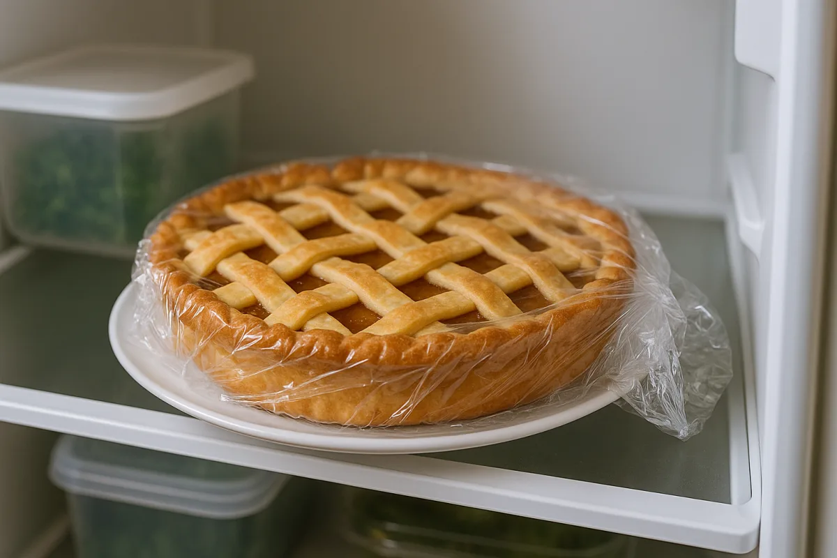 Qual è il modo migliore per conservare una crostata fatta in casa? La combinazione di ambiente e pellicola decisiva