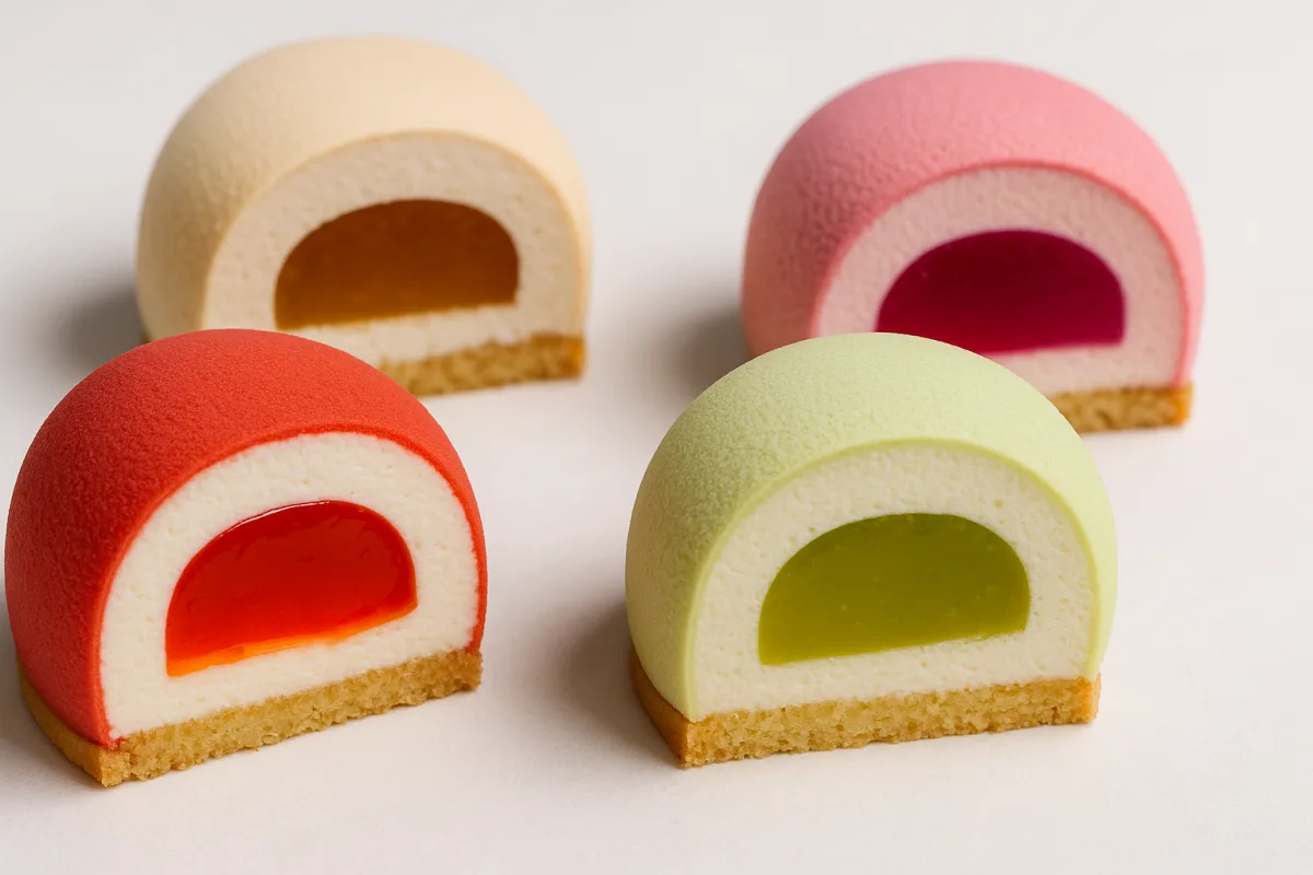 Dolci moderni con inserti di gel: il metodo rapido per ottenere colori vivaci e sapori distinti nello stesso dessert