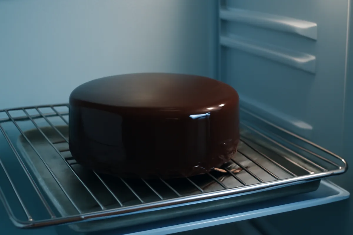 Glassa a specchio sulla sacher: il riposo in frigo che mantiene la lucentezza