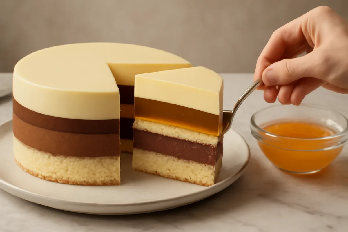 Torta entremet a strati: il gel che separa i gusti senza farli confondere
