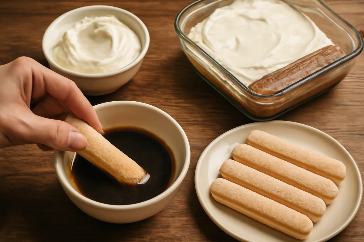 Bagna al caffè per tiramisù: la concentrazione giusta che non inzuppa i savoiardi