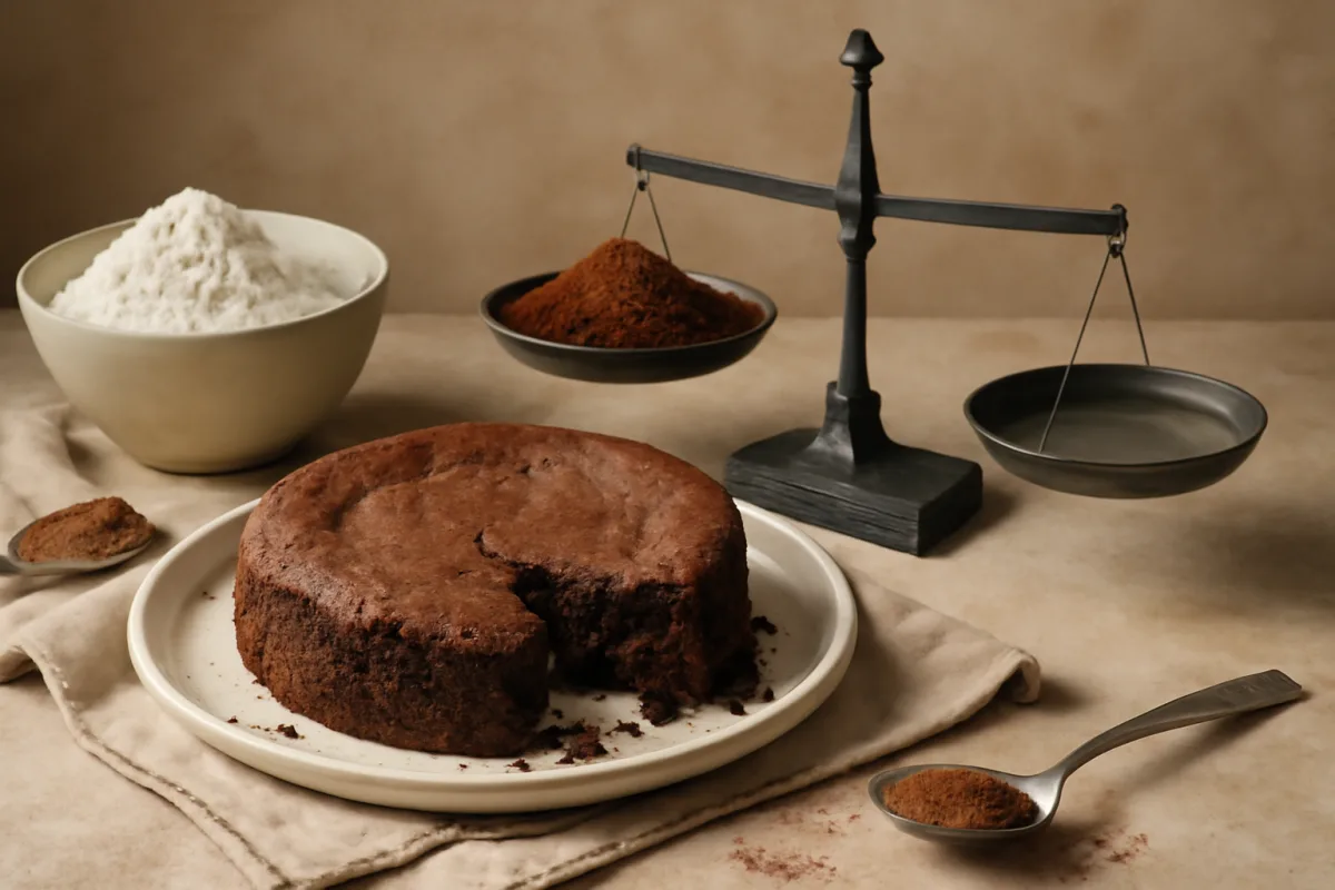 Torta al cioccolato che non lievita bene: l'equilibrio umido-secco da rispettare