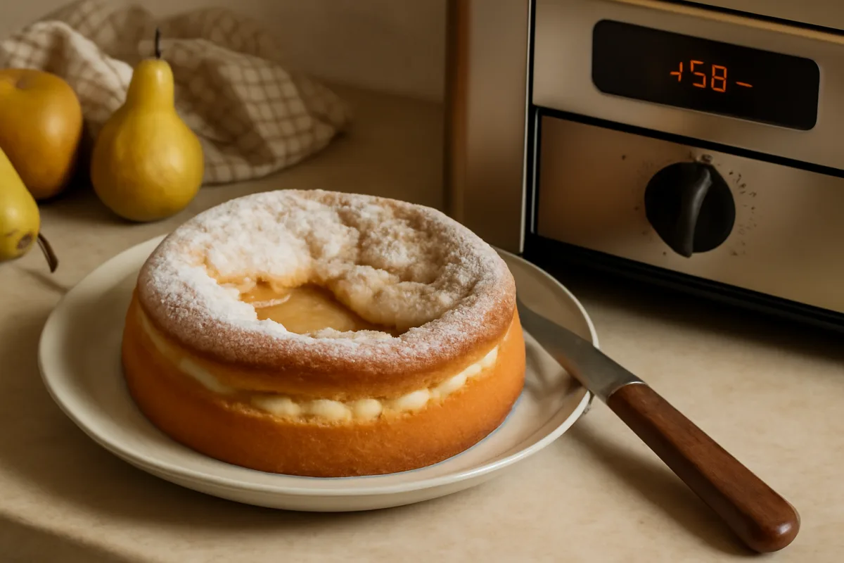 Torta ricotta e pere che si sgonfia: l'errore sulla temperatura del forno