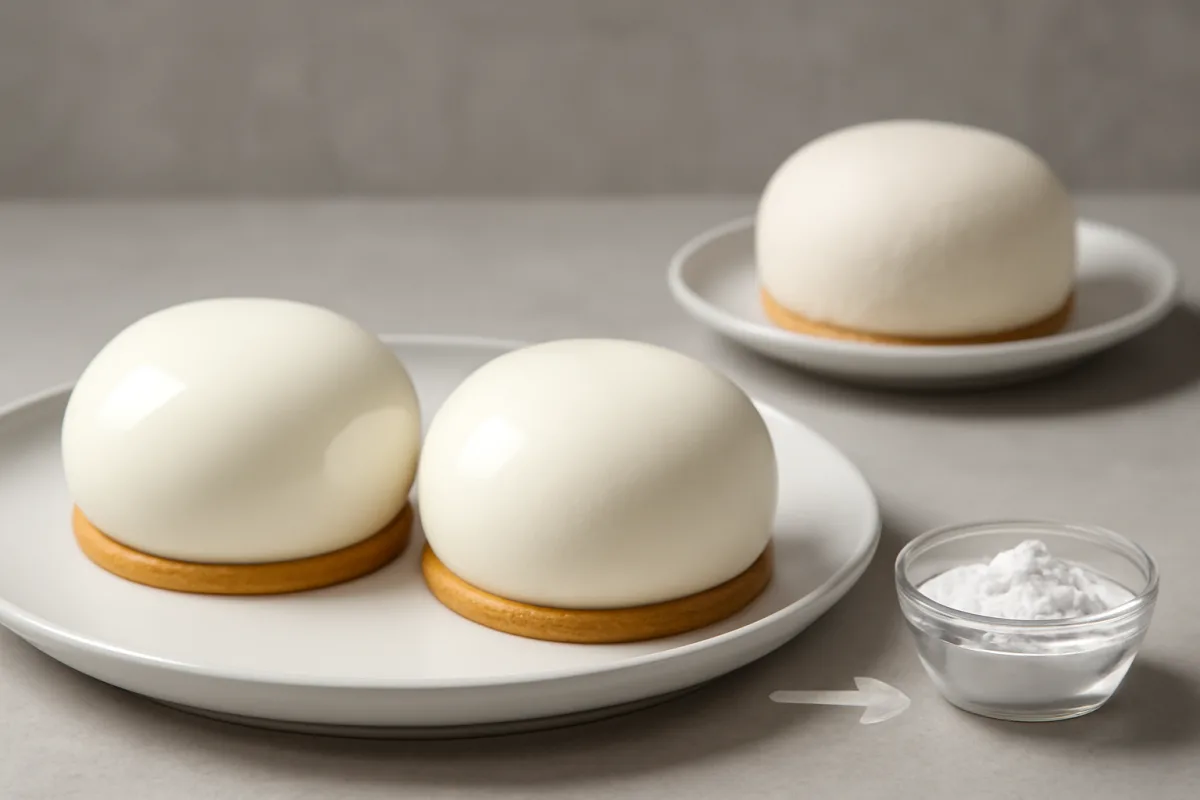 Torte moderne con glassa a specchio bianca: l'errore sul biossido che opacizza tutto