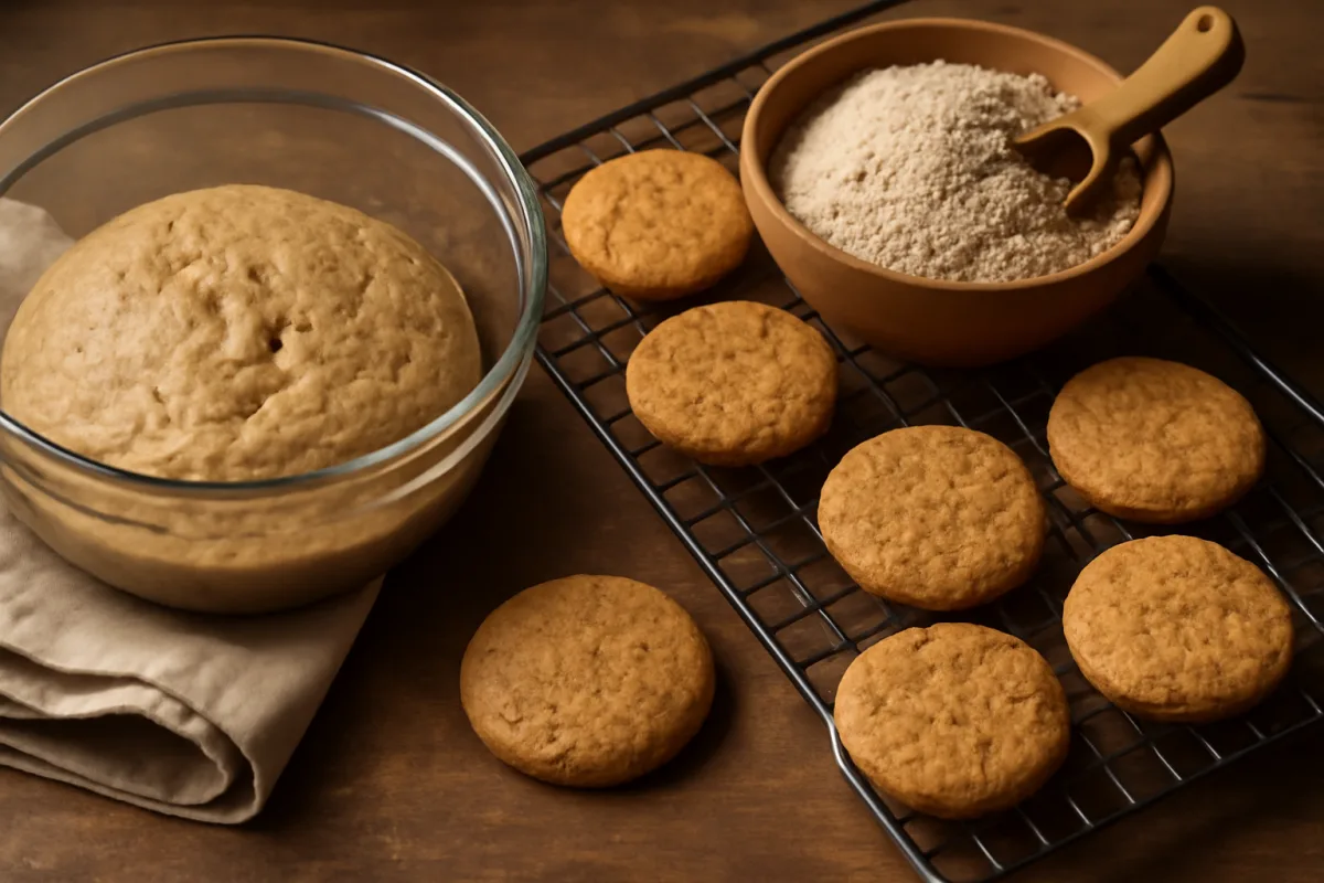 Farina integrale nei biscotti: il riposo dell'impasto che cambia la resa finale