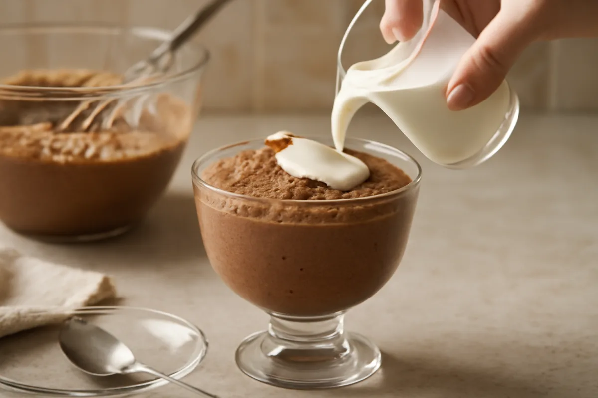 Mousse senza forno troppo densa: il liquido che alleggerisce senza smontare