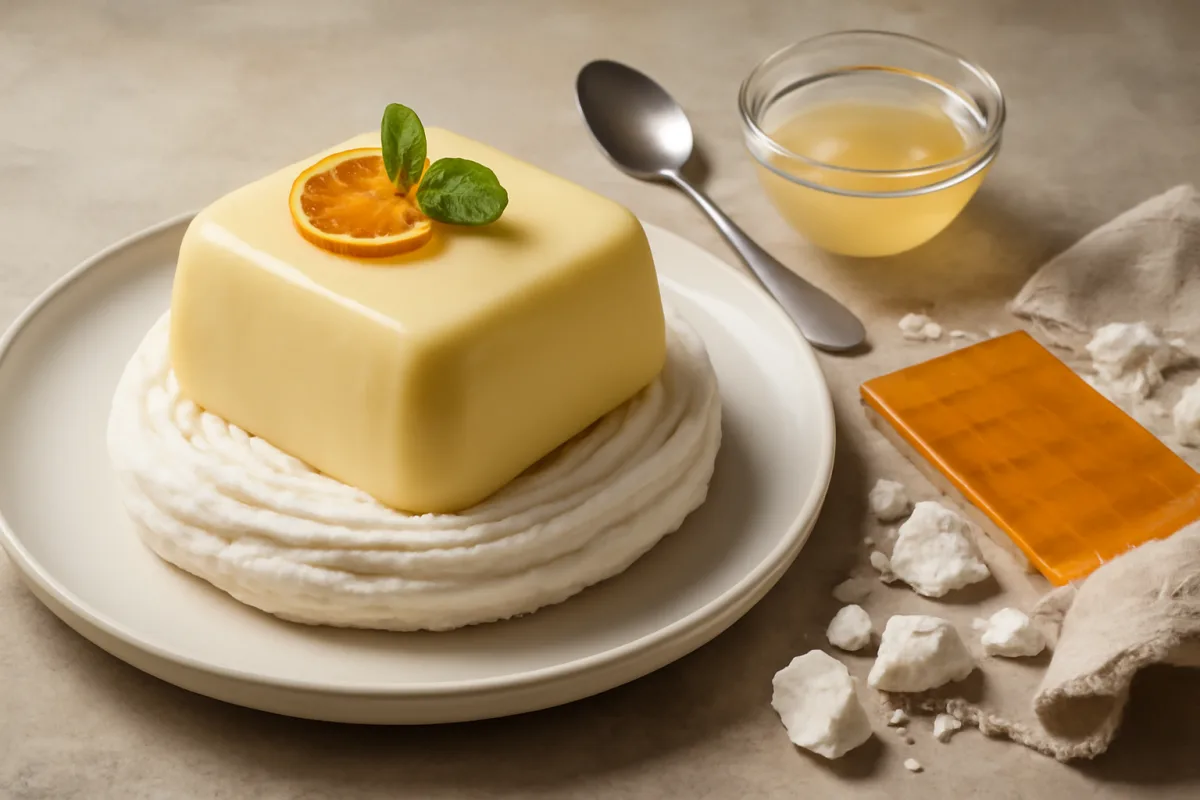 Semifreddo moderno con base di meringa: il ruolo della gelatina nella struttura finale